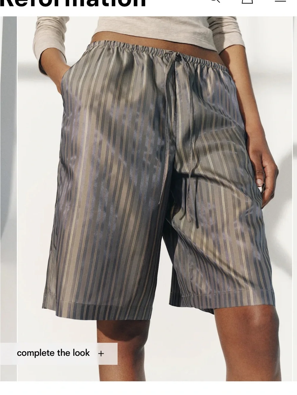 Reformation Sandy Shorts - NWT